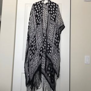 Express tribal & dot swimsuit cover up- ONE SIZE